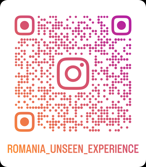 QR code for the Instagram account romania_unseen_experience